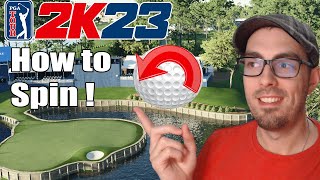 How to Spin in PGA Tour 2K23
