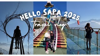 Hanoi \u0026 Sapa Travel Vlog 2025, exploring Rong May Glass Bridge, Silver Waterfall and more! (Part1/3)