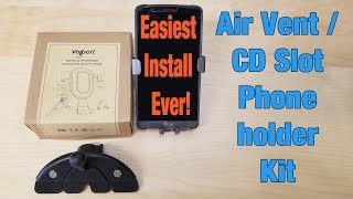 Volport Car Phone Gravity Mount Holder for Air Vent and CD Slot - Review