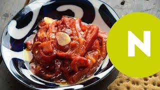 Egyszerű sültpaprika-saláta | Nosalty