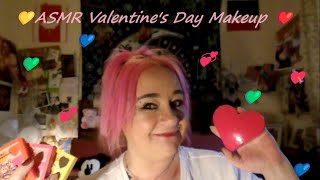 💚💛ASMR Valentine's Day Makeup ❤️💜