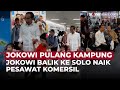 Balik Ke Solo, Jokowi Naik Pesawat Batik Air, Sapa Warga di Bandara Halim | OneNews Update