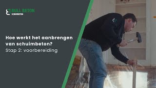 De voorbereiding op schuimbeton | Stap 2 | Bull Schuimbeton