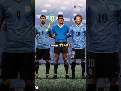 Why does Uruguay have 4 stars on their jersey?