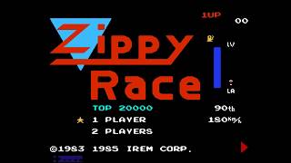 【FC-06】 NES  Zippy Race (TAS GAME)