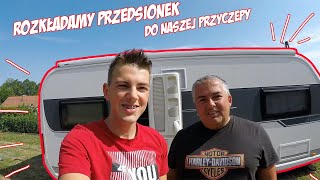 Ile zajęło nam rozłożenie przedsionka do naszej przyczepy kempingowej - Inaca Mirage | Vlog #05