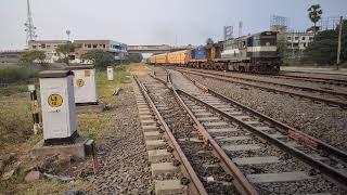 CIRCAR EXPRESS || KAKINADA PORT--CHENGALPATTTU WITH BZA WDP1M'S