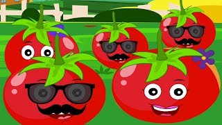 tomate Dedo Família | rimas para crianças | Nursery Rhymes and Baby Song | Tomato Finger Family