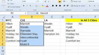 EXCEL MATCH, IF \u0026 ISNA Functions