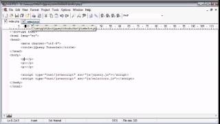 jQuery Tutorial 14 Element selector