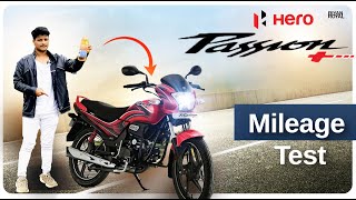 Hero Passion 1L Mileage Test 🔥 Shocking result 😱