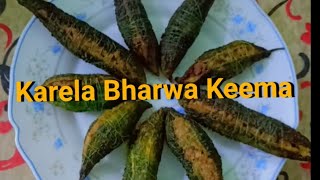 Karela Bharwa Keema #food #cooking #aliyaskitchen