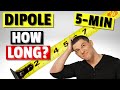 How Long Should my Dipole Antenna be? CB or Ham Radio