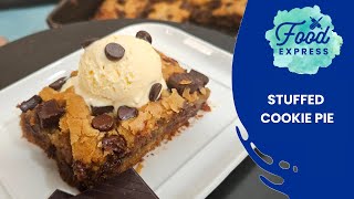 STUFFED COOKIE PIE RECIPE | BY FOOD EXPRESS