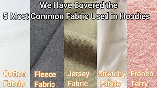 5 best fabrics for hoodies 2023 watch this video to know what is the best fabric for hoodies