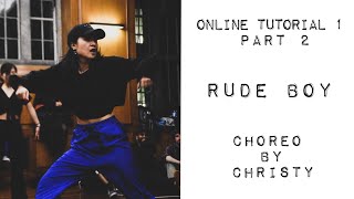 FuNkoLoGy | Online Tutorial 1 | Rude Boy | Choreo by Christy 210320 part 2