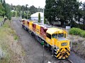 new tasrail locos 2052 and 2051 in hobart yard march 2012