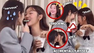 (NamtanFilm) Film flirting to Namtan' both Panicking'  Namtan Film Accidentally kissed!