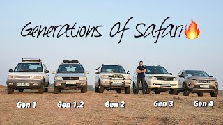 Reclaim Your Life🔥 Evolution of Tata Safari From Gen 1 to Latest Gen