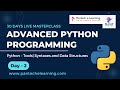 Day - 2 Python – Tools| Syntaxes and Data Structures