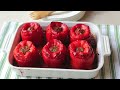 food wishes recipes how to make stuffed peppers beef and rice stuffed peppers recipe