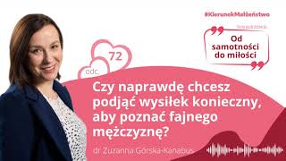 #72 Czy naprawdę chcesz podjąć wysiłek konieczny, aby poznać fajnego mężczyznę