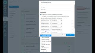 Canvas Modules: Setting Requirements & Prerequisites