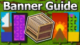 Minecraft 1.20 Loom & Banner Designing Guide | Patterns, Designs, Uses, Tips, Tricks & More!