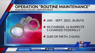 16 charged in Kokomo drug sweep; nearly 2 pounds of meth seized