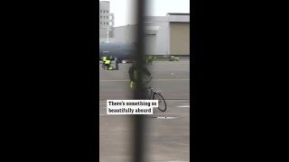 Amsterdam police chase climate activists on bikes