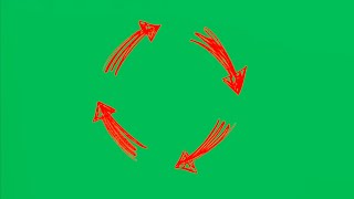 Green Screen Red Circle Animation (Free)