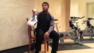 Lacrosse Ball on Hamstrings