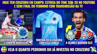 🔥 AMISTOSO DO CRUZEIRO COM TRANSMISSÃO? 📺 JOGOS IMPORTANTES HOJE & DISPUTA POR LAUTARO DIAZ!