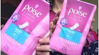 First impressions of the poise long length regular liners!