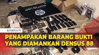 Penampakan Barang Bukti yang Diamankan Densus 88 dari Terduga Teroris di Bekasi