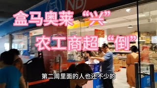 商场实体竞争惨烈--盒马奥莱“兴”，农工商超“倒”