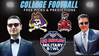 College Football Free Pick - East Carolina vs NC State - Saturday 12/28/24 | Winners and Whiners