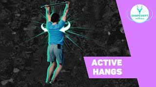 ACTIVE HANG EXERCISE PROGRESSION | Overhead Shoulder Mobility \u0026 Strength