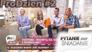 ProDzień #2 TVP - Pytanie na śniadanie [Adam i Tata]