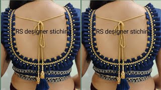 फैशन में चल रही है ब्लाउज डिजाइन बनाना सीखे || amazing  blouse design cutting and stitching