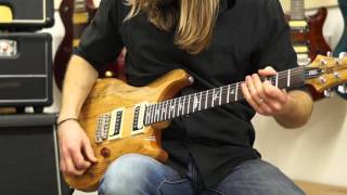 PRS SE Custom 24 in Spalted Maple Guitar Demonstration