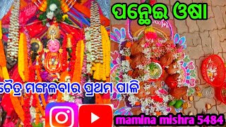 ଚୈତ୍ର ମଙ୍ଗଳବାର ବା ପନ୍ଥେଇ ଓଷା।।ପ୍ରଥମ ପାଳି।। ଜୟ ମା ମଙ୍ଗଳା🙏🙏🙏🙏🙏@maminamishra5484