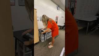 CLASSROOM HACK✨ watch this table transformation!