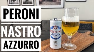 Italienska Peroni Nastro Azzurro. Är den bra? Jag provar och bedömer