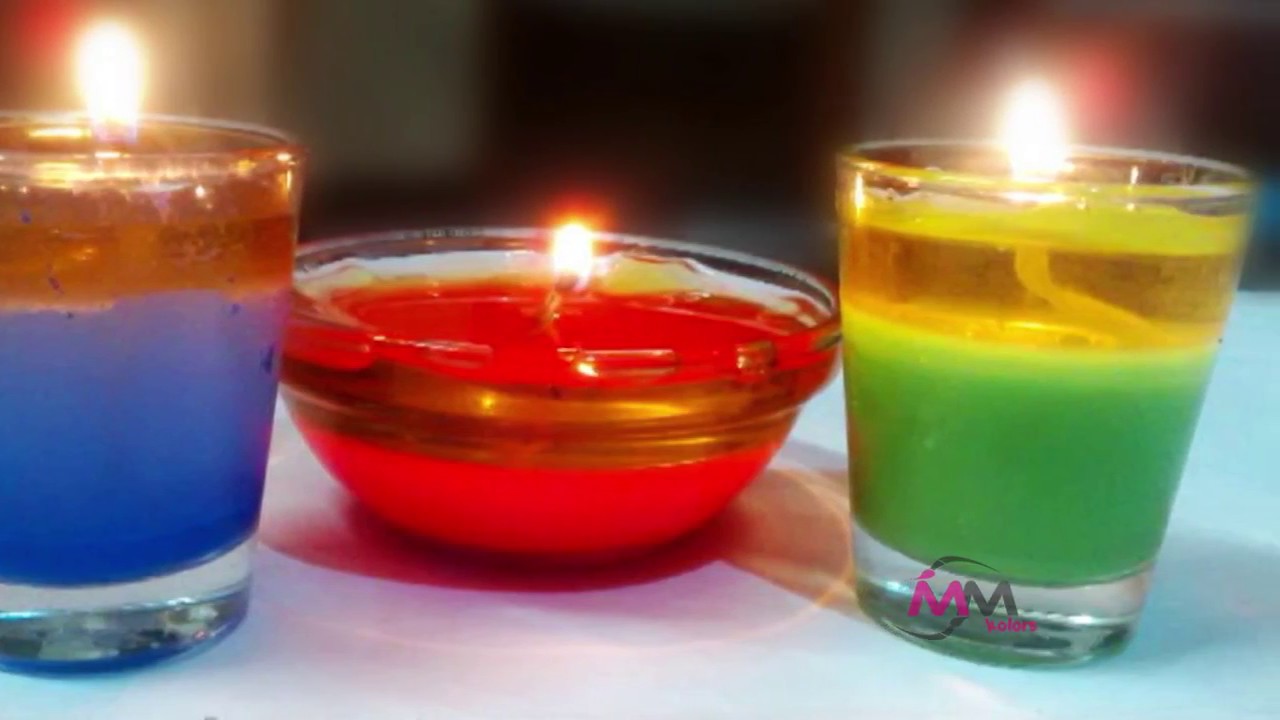 How To Make A Candle At Home:How To Make Floating Candles ,Beautiful ...