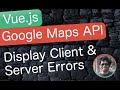 Handle HTML5 Geolocation API & Google Maps API Errors