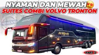 GASPOL‼️Menikmati Kenyamanan Unit Volvo Terbaru AL-HIJRAH Suites Combi Di Tol Trans Sumatera 😎