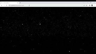 Rain simulation program using javascript and three.js components BufferGeometry and Points