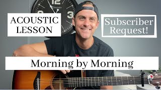 Pat Barrett | Morning by Morning | Acoustic Guitar Lesson/Tutorial