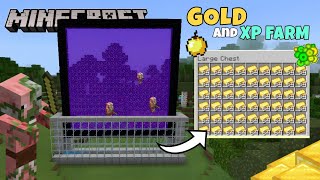 The BEST Minecraft Bedrock 1.20 AFK Gold XP Farm